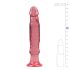 Crystal Jellies - anaal dildo met zuignap - roze
