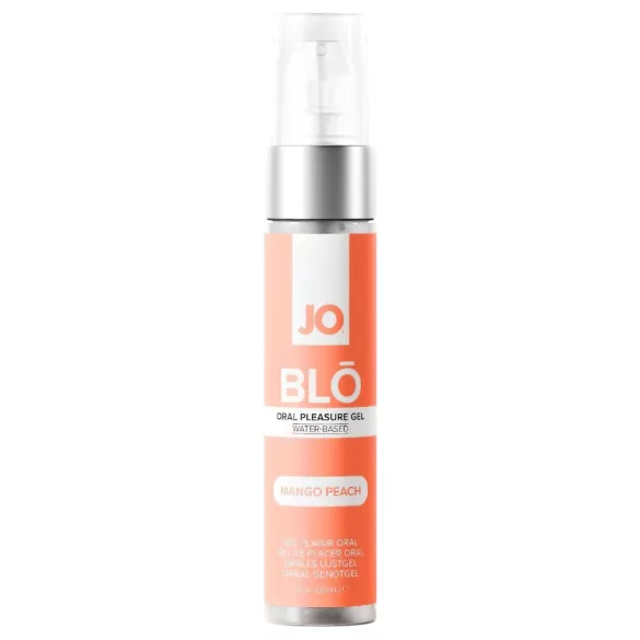 System JO BLO - gearomatiseerde orale gel, mango-perzik (30 ml)