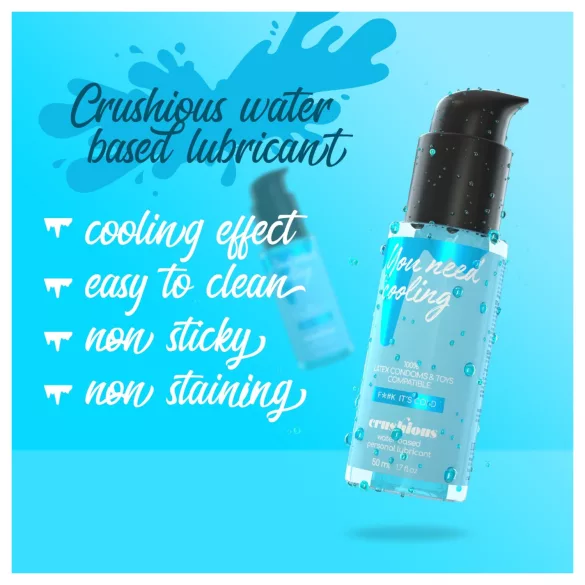 Crushious - verkoelende glijmiddel op waterbasis (50 ml)