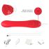 Bestoy - G-punt vibrator met tongfunctie (rood)