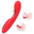 Bestoy - G-punt vibrator met tongfunctie (rood)