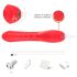 Bestoy - 3-in-1 Vibrator met Tongen (rood)