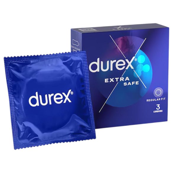 Durex Extra Safe - condoom - extra sterk - 3 stuks
