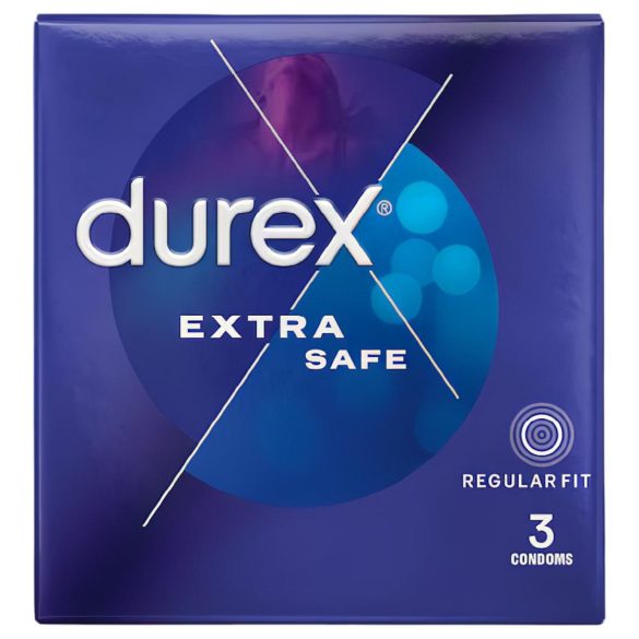 Durex Extra Safe - condoom - extra sterk - 3 stuks