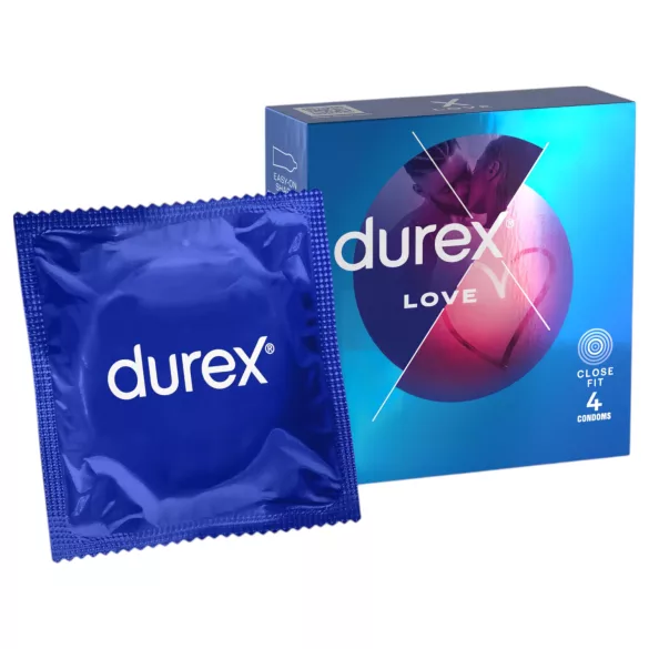 Durex Love - condooms - close fit - 4 stuks