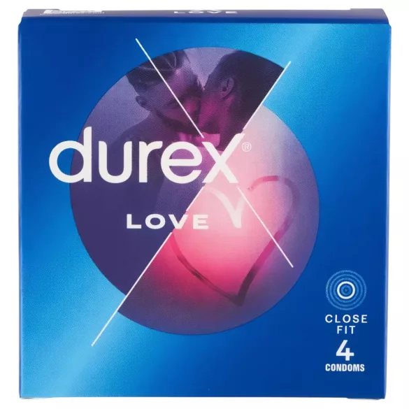 Durex Love - condooms - close fit - 4 stuks