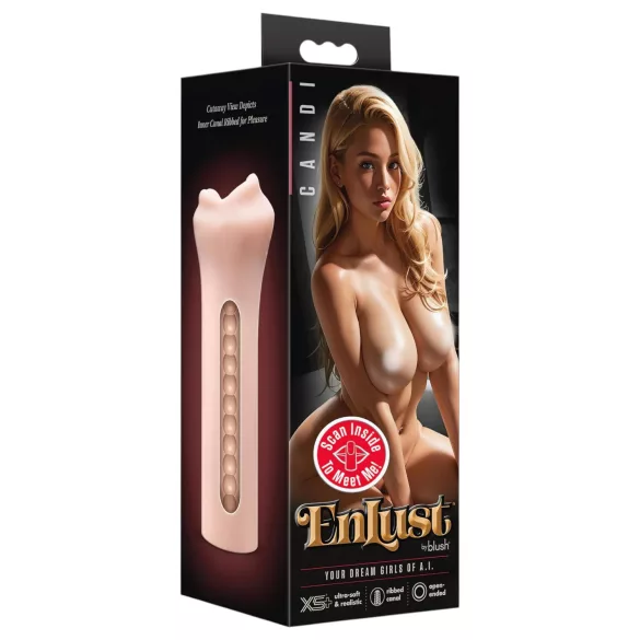 Enlust Candi - kunstmond masturbator - realistische look - natuur