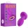 Oh My Gem - vibrerende buttplug met steen - silicone - paars