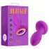 Oh My Gem - vibrerende buttplug met steen - silicone - paars
