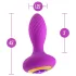 Oh My Gem - vibrerende buttplug met steen - silicone - paars