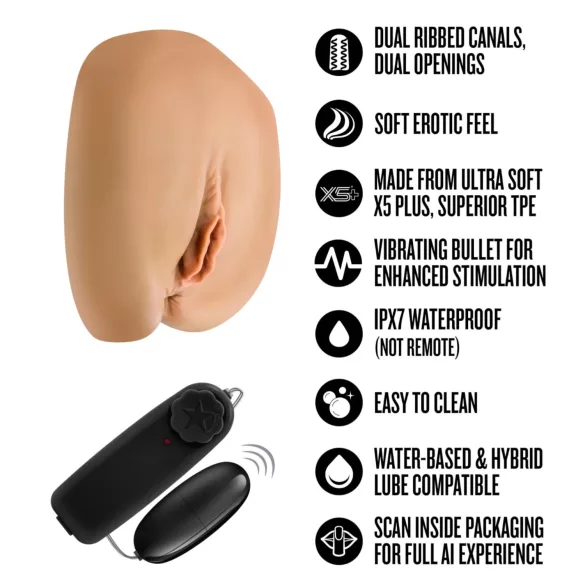 Enlust Camila - vibratie kunstvagina met AI‑afbeeldingen (natuurlijk)