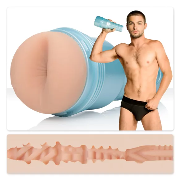 Fleshjack Johnny Rapid Man - realistische buttplug masturbator - huidkleur