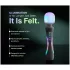 Paradise Illumination - lichtgevende massage-wand vibrator (wit)