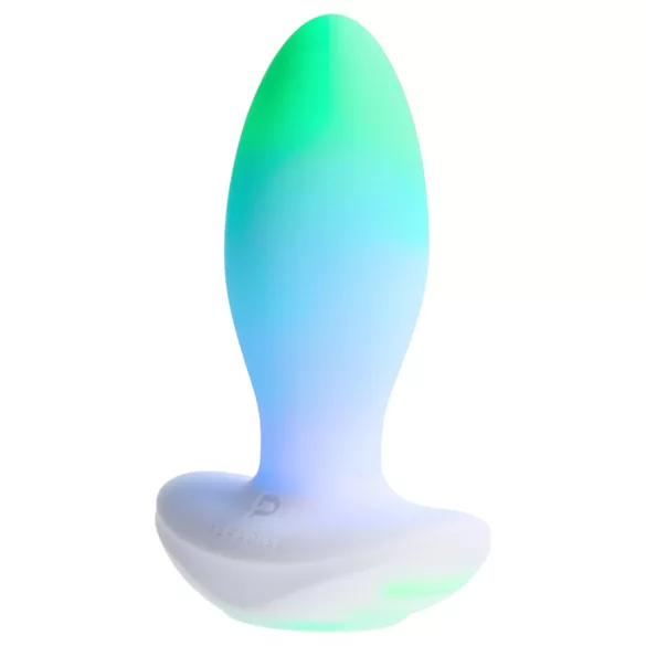 Paradise Illumination - lichtgevende vibrerende anale plug (wit)