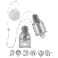   Blush Temptasia - roterende tepelstimulator met draaiende kop (transparant)