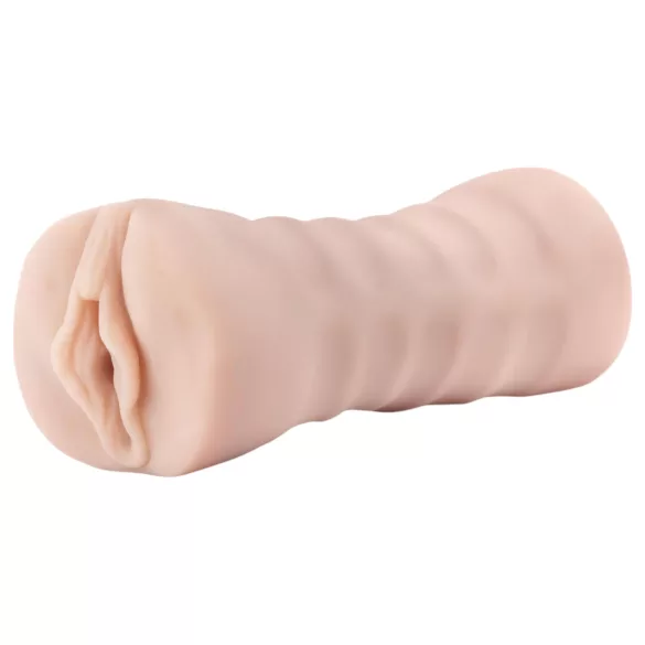 M for Men Ashley - vibrerende kunstvagina - natuurtint