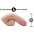 Blush Performance - levensechte dildo (huidskleur) - 13 cm