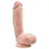blush Dr. Skin Glide levensechte dildo - 21,5 cm, met ballen