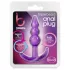 B Yours - anaal plug met noppen - siliconen - paars