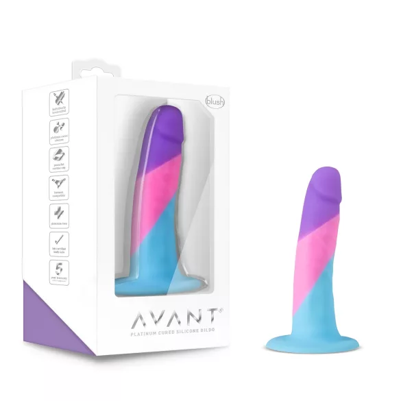 Avant - dildo met zuignap - kleurrijk
