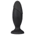 Anal Adventures Platinum Rocket - grote buttplug - zwart