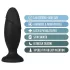 Anal Adventures Platinum Rocket - grote buttplug - zwart