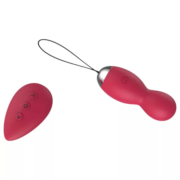 Cotoxo Krila - vibrerend eitje met afstandsbediening - rood