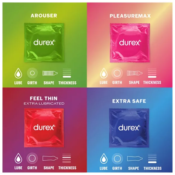 Durex Surprise Me - condoom pakket - mix varianten - 40 stuks