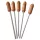 Diverty - potlood met penis-top (natuur) - 5 stuks