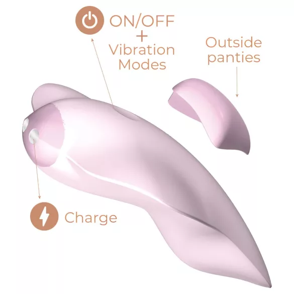 Adrien Lastic Temptation - App-gestuurde clitorisvibrator (roze)