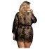 Subblime Queen Plus - zwarte kanten kamerjassenset (XL-2XL)