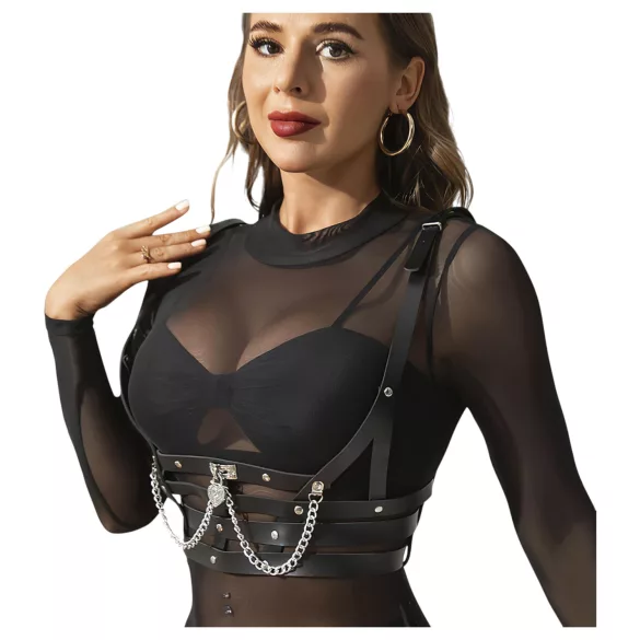 Subblime - harnas met ketting - zwart