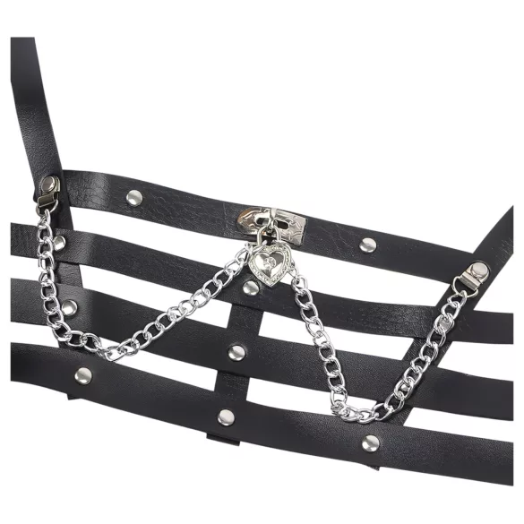 Subblime - harnas met ketting - zwart