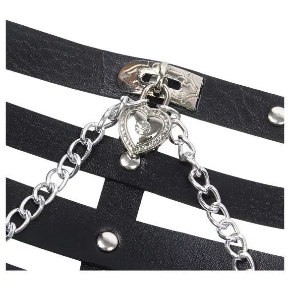 Subblime - harnas met ketting - zwart
