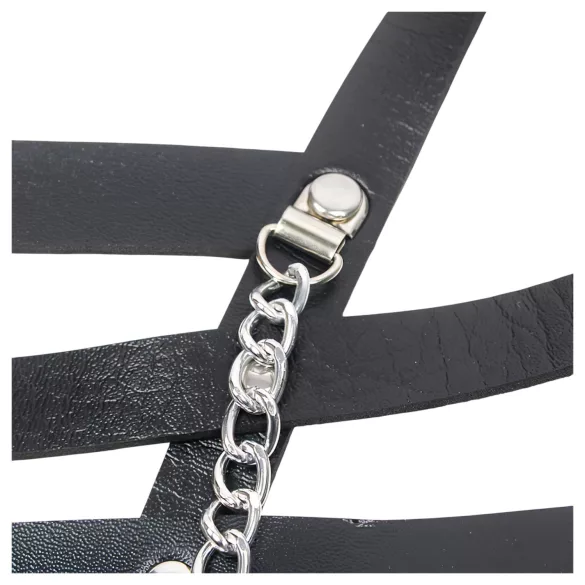 Subblime - harnas met ketting - zwart