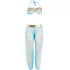 Subblime - Sexy haremvrouw kostuum met sluier (blauw) - L/XL
