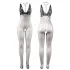 Subblime 951993 - negligee body met halssieraad - netstof - zwart - S-L