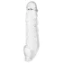 Addicted Toys - penismantel met balring - transparant - 23cm
