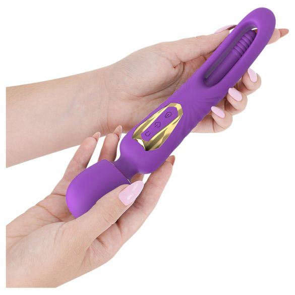 Intense Christy - clitoris vibrator met bewegende tong - paars