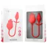 Intense Melanie - clitorisstimulator en vibrator - bewegende tong - rood