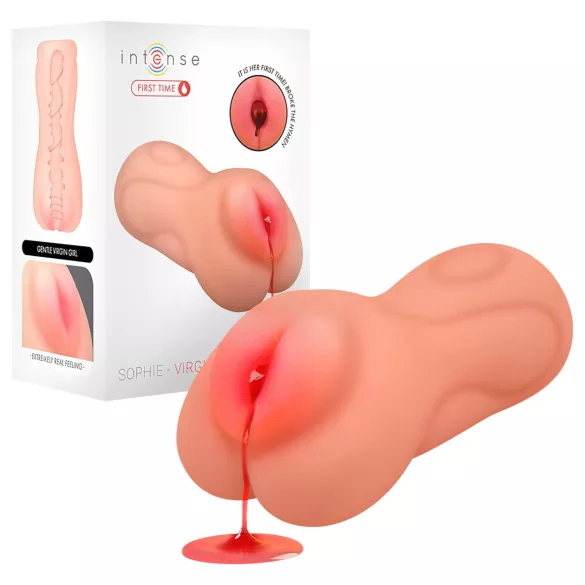 Intense First Time Sophie - masturbator - realistisch virgin - huidkleurig