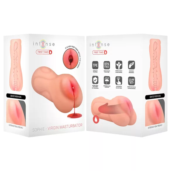 Intense First Time Sophie - masturbator - realistisch virgin - huidkleurig