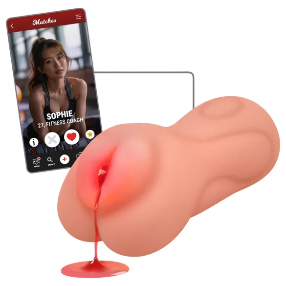 Intense First Time Sophie - masturbator - realistisch virgin - huidkleurig