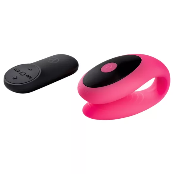 Virgite - afstandsbedienbare koppelsvibrator (zwart‑roze)