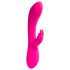 Platanomelón Lucas - oplaadbare vibrator met clitorisstimulator (roze)