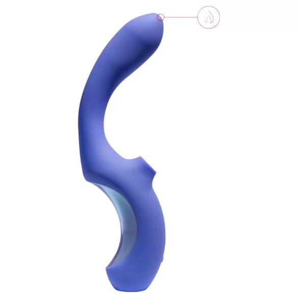 Platanomelón Momba - luchtdruk vibrator voor clitoris en G-spot - blauw