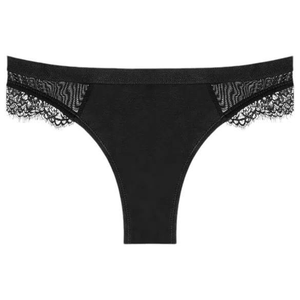 Adalet Flora Normal - menstruatie onderbroek - zwart - L