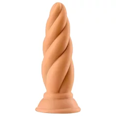   Max & Co Felix - anale plug - schroefvorm - 15cm - huidskleur
