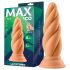 Max & Co Felix - anale plug - schroefvorm - 15cm - huidskleur