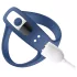 INTOYOU - App-gestuurde vibrerende penis- en teeltring, voor mannen (blauw)